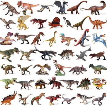 

1Pcs 2020 New fashion Large Children Simulation Dinosaur Toy Plastic Static Wild Animal Decoration T-Rex Dinosaur Model Set