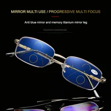 Ультралегкие очки для чтения, Мультифокальные очки для дальнозоркости, гибкие очки для пожилых людей K2