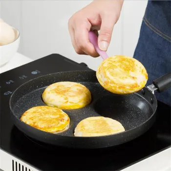 

2Style Four-hole Frying Pot Pan Thickened Omelet Pan Non-stick Egg Pancake Steak Pan Cooking Ham Pans Breakfast Maker Cookware