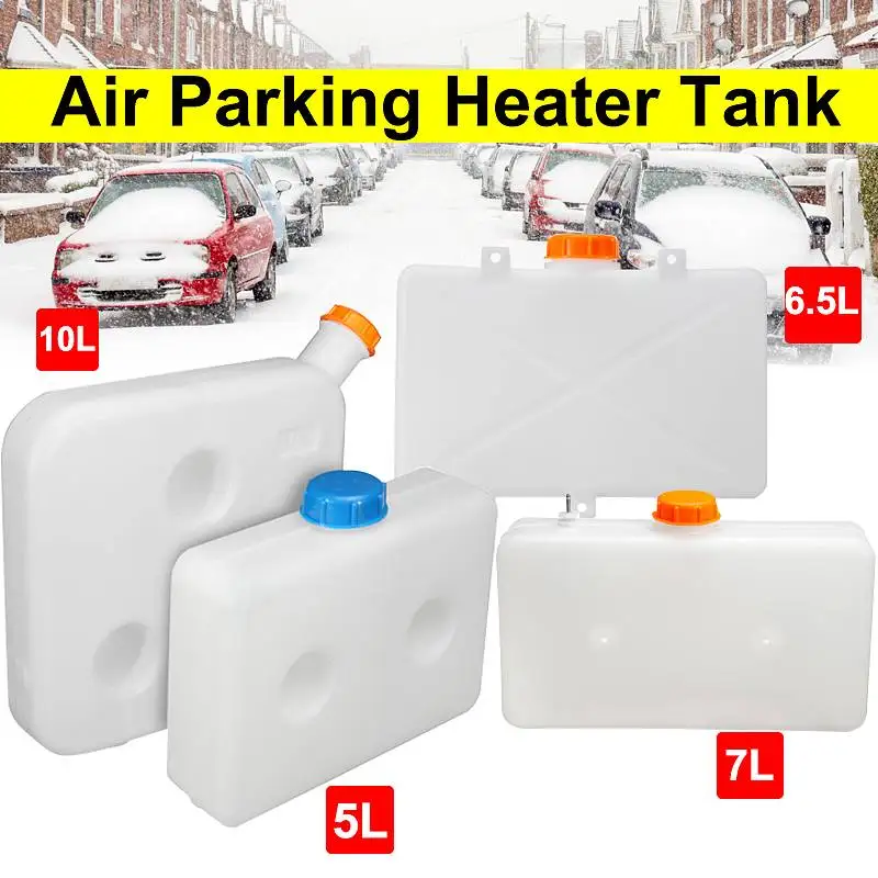 Réservoir D'Huile De Chauffage De Stationnement à Air 5L Avec Buse D'Huile Pour Voiture Camion Caravane Réservoir De Carburant Blanc Bleu