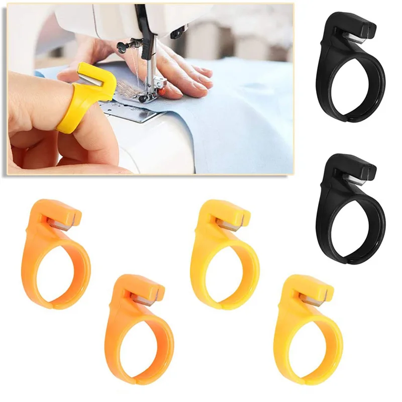 Thread Cutter Ring 12 Pieces Sewing Finger Cutting Tool Ring Blade