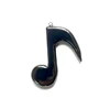 Natural Stone Black Hematite Gun Moon Pendant Men's Necklace Charms Bracelets Bangles DIY Accessories for Jewelry Gift for Man 3