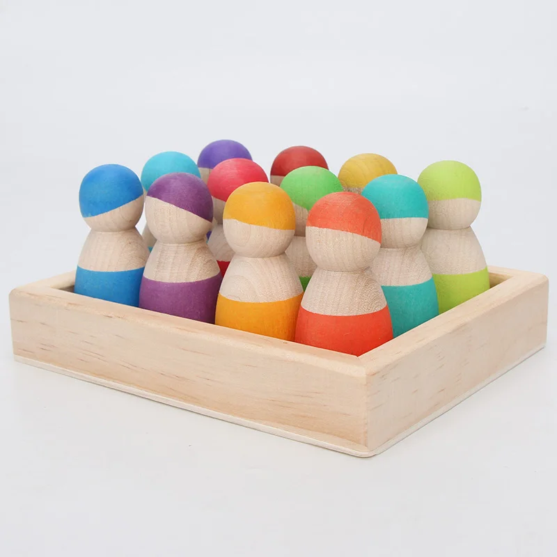 Puzzle Brinquedos Amigos Peg Dolls Blocos De