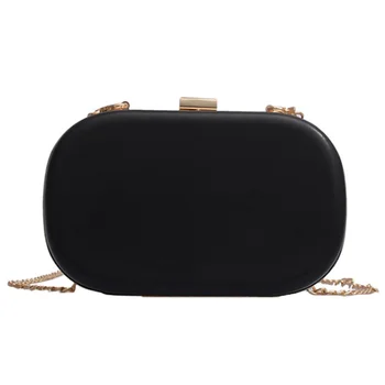

Ladies Evening Bag with Buckle Ladies Bags Day Clutch Wedding Tote Chain Mobile Phone Case