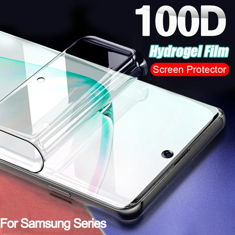 Защитная пленка для Samsung Galaxy S20 S21 Ultra S10 S9 S8 Plus мягкая Гидрогелевая + не стекло |