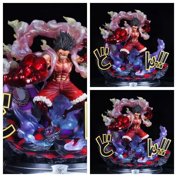 Японское аниме one piece Monkey D Luffy gear четвёртый Змеиный человек Ver. GK статуя 1/6 Масштаб ПВХ фигурка модель игрушки Brinquedos
