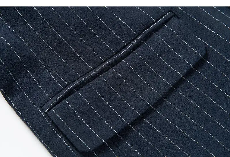 PViviYong бренд, высококачественный мужской костюм, полосатый Мужской Блейзер, деловой Рабочий костюм, пиджак, Мужское пальто 999