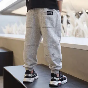 

Boys' sports pants 2020 new trendy thin section Wei pants big children loose children's pants corgo pants