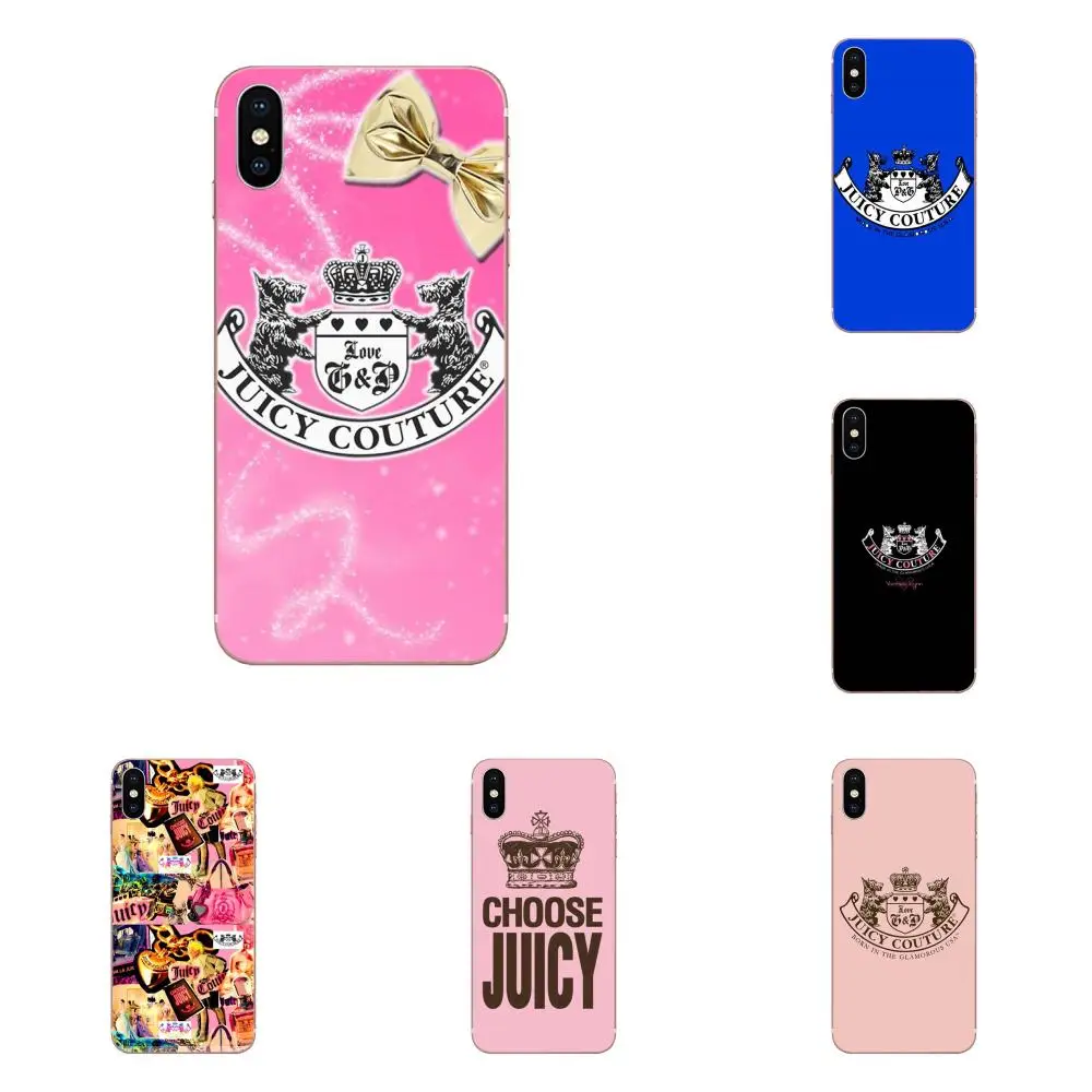 

For Huawei P7 P8 P9 P10 P20 P30 Lite Mini Plus Pro 2017 2018 2019 Soft TPU Art Print Jc Tide Brand Juicy Couture