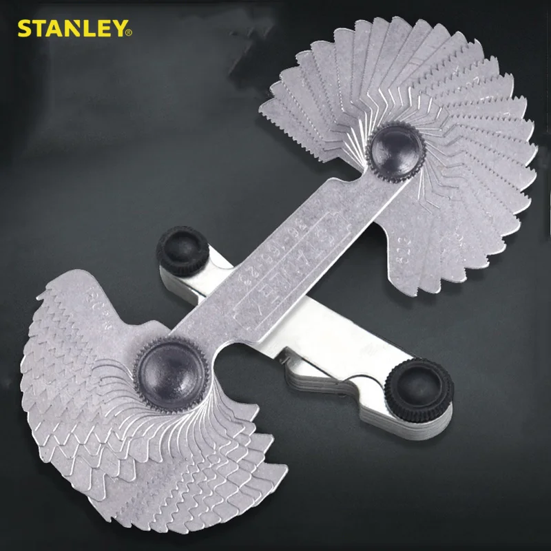 2pcs 60°+1pc 55° Center Gauges Tool Set Yuehuam Screw Thread Pitch Gauge of 52 Leaves 2pcs 60°+1pc 55° Center Gauges Tool Set Yuehuam Screw Thread Pitch Gauge of 52 Leaves