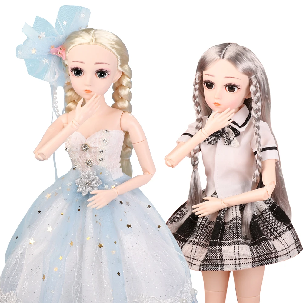 Skup (Kup 1 dostać 1 za darmo) BJD Doll, 1 4 SD lalki 18 Ball Jointed lalki z ubrania strój buty peruka układanie włosów najlepszy prezent dla dziewczyn