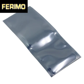 

Wholesale 6*15cm Anti-Static Shielding Plastic Pack Packaging Bag ESD Anti Static Storage Pouch Open Top Antistatic Bag Polybag
