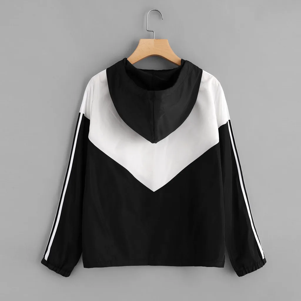 Ветровка для женщин s куртки осень skinsuit скейтборд с капюшоном на молнии карманы куртка спортивная куртка для женщин Стеганое пальто