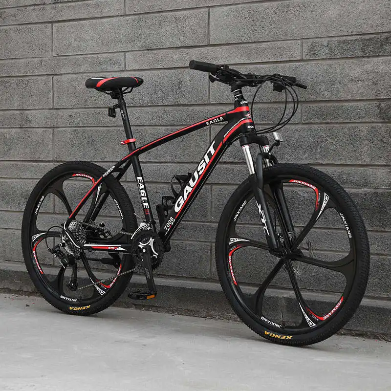 Руль для горного велосипеда Алюминий сплав рама 26 дюймов гидравлические дисковые тормоза SHIMAN0 30 Скорость велосипедные шлемы для спорта на открытом воздухе, для велоспорта Bicicleta - Цвет: 3 Cutter black red