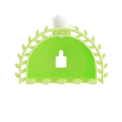 Green Держатель для зубных щеток с героями мультфильмов, материал для защиты окружающей среды, прочные аксессуары для ванной комнаты, практичный держатель для дома, инструмент для ванной комнаты - Цвет: Green