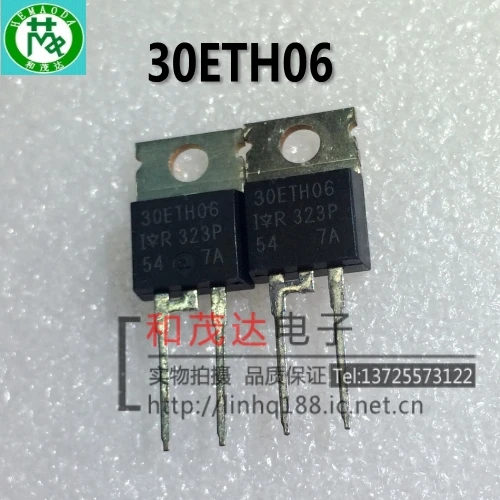 5 шт./30ETH06 600V30A 30ETH06PBF-220 TO220