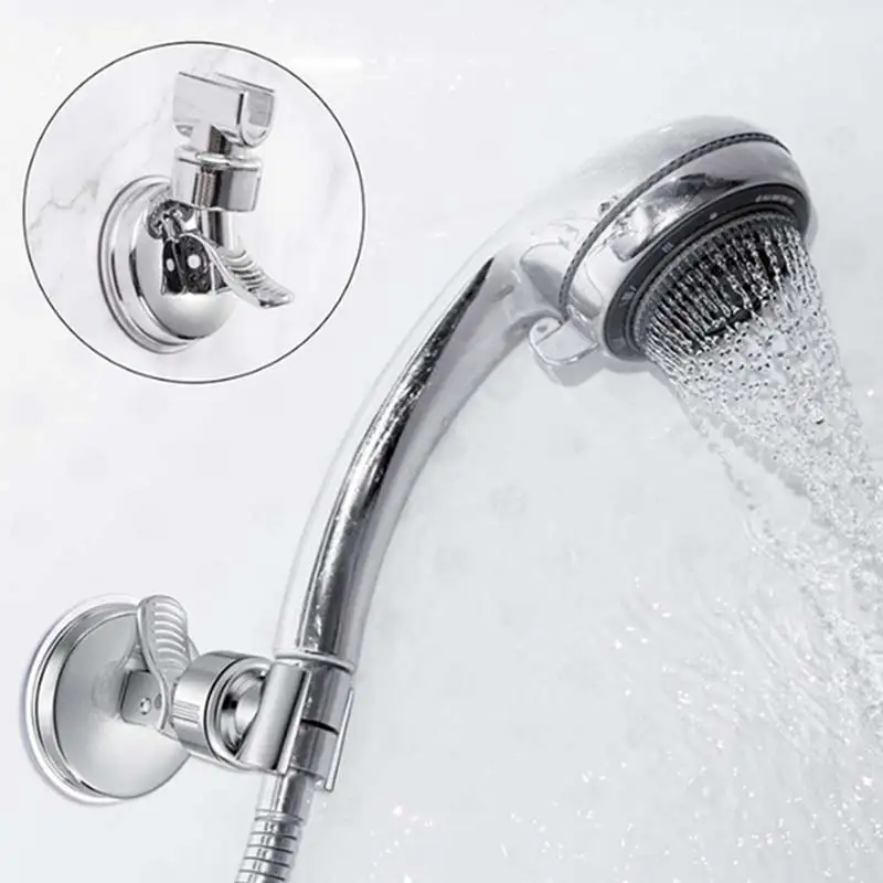 Powerful Suction Cup Shower Head Holder Base Bathroom Nozzle Fixing Wall Bracket Accessories | Дом и сад