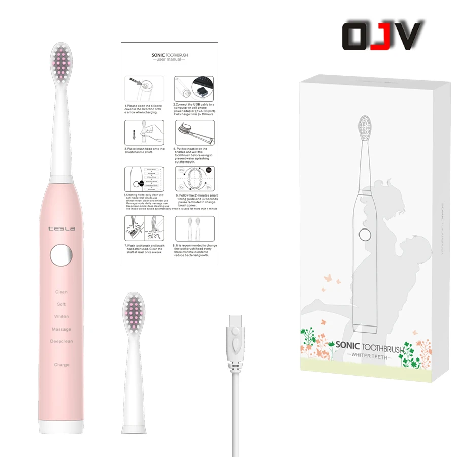 OJV Oclean звуковая электрическая зубная щетка чистое отбеливание зубов Уход за