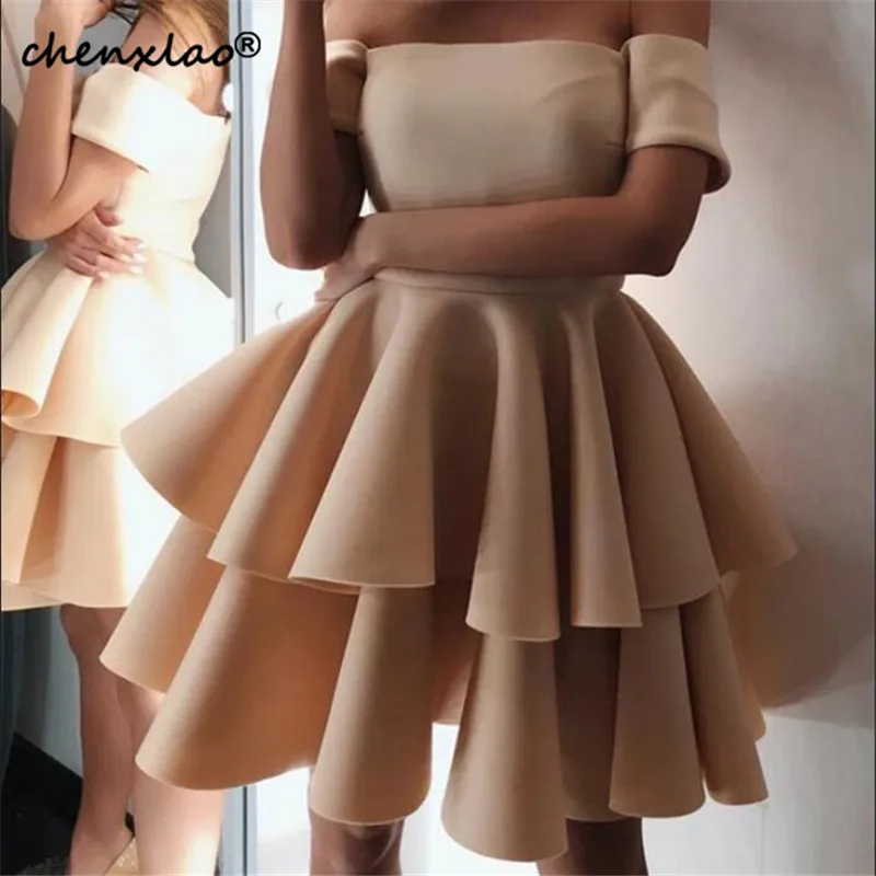 

2019 New Listing Homecoming Dress A-Line V-Neck Spaghetti Strap Lace Appliques Short Party Dresses Graduation Gowns
