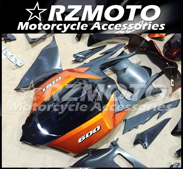 ABS мотоцикл обтекатель комплект для SUZUKI GSXR600 750 K8 2008-2010 год кузов литья под давлением Магазин № 1157