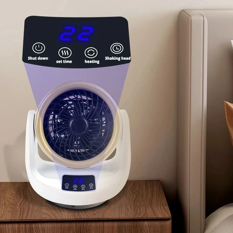 1500W elektrisk varmelegeme bærbar ventilatorvarmer mini stationær luft kold varm varmer ventilator vinter 3 gear hjem praktisk varmemaskine_voghion.com