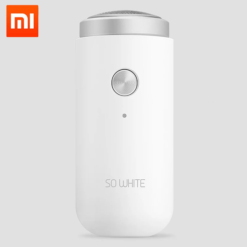 XIAOMI WHITE ED1 электробритва с умным управлением, usb зарядка, электрическая бритва, блокирующая защита IPX7, водонепроницаемая для мужчин - Цвет: white