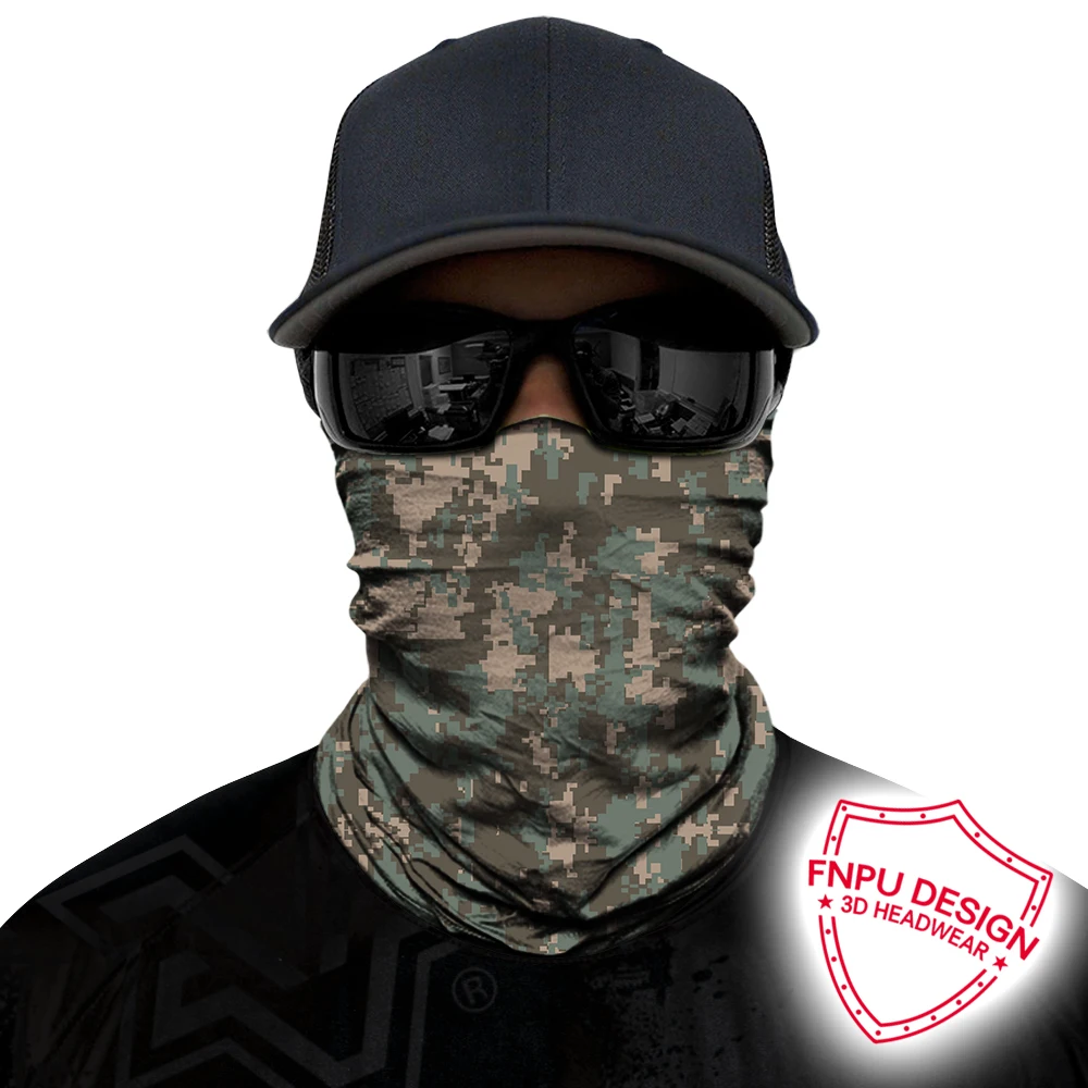 3D Камуфляж Бандана тактическая охотничья маска Mascarilla Hombre куртка Kryptek цифровой