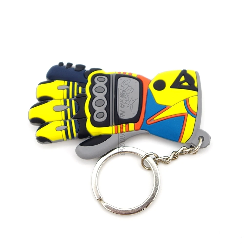 key chain Мото rcycle перчатки мотоциклетные перчатки мото-перчатки кольцо для ключей для Valentino Rossi moto rbike moto cross moto rcycle перчатки - Цвет: key chain