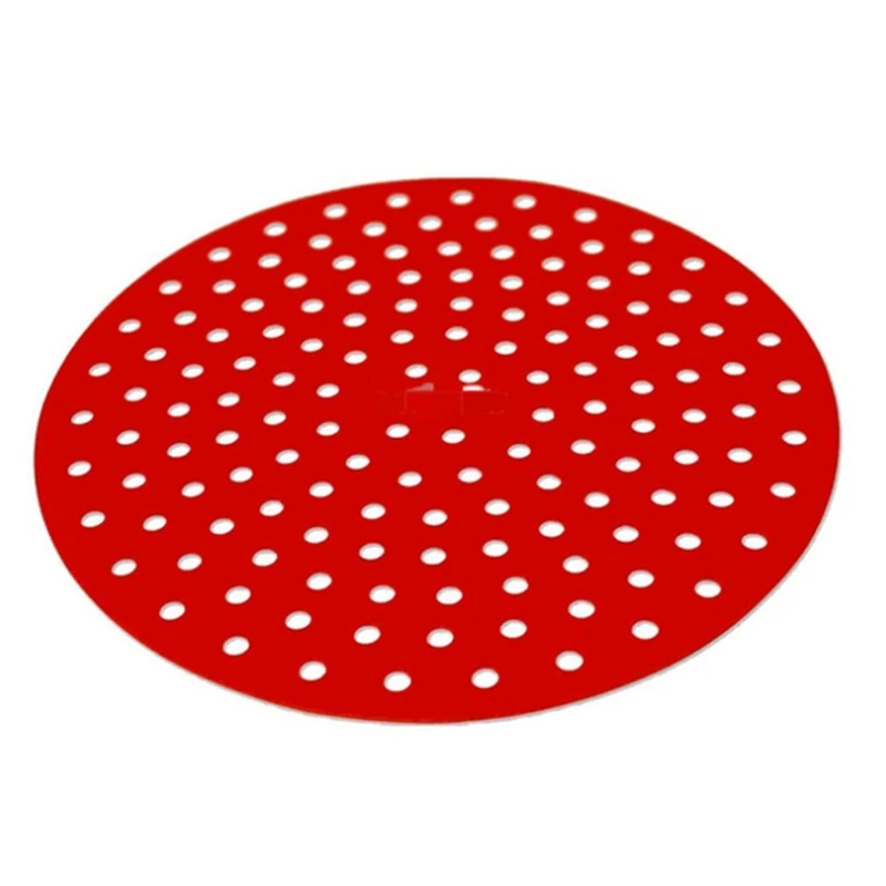 Y98B Air Fryer Liners Round Square 8.5in/9in Reusable Silicone Non-Stick Airfryer Mats Airfryer Pads Heat Resistant 430 F&deg;