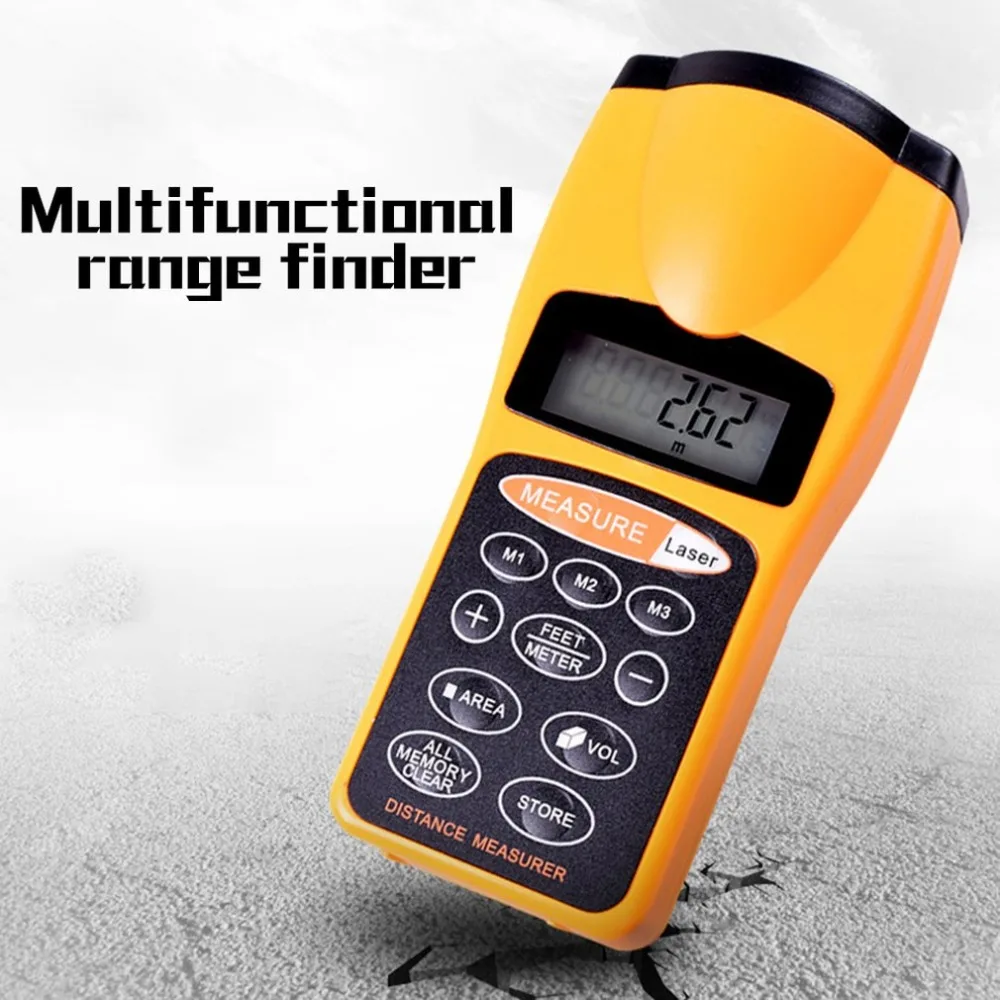 Cp-3007 Multifunctional Lcd Ultrasonic Distance Meter Measure Range Finder Measuring Instrument