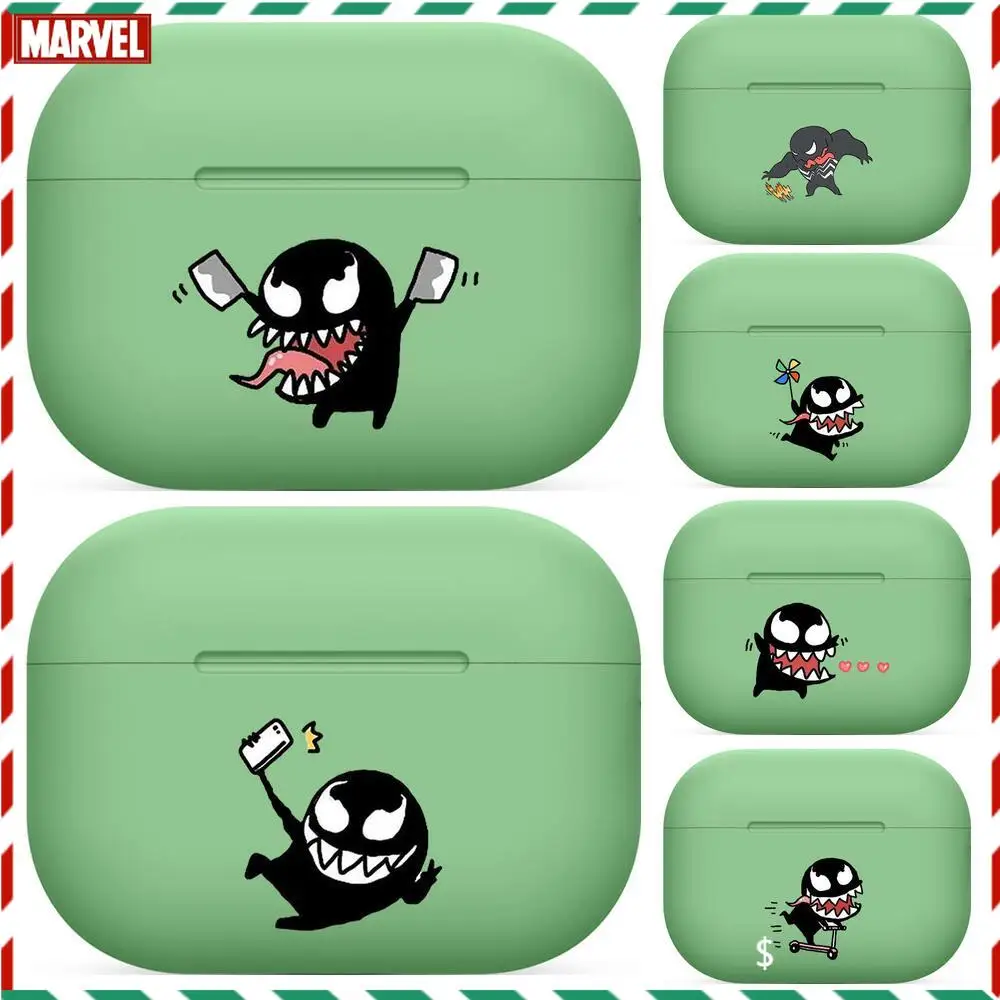 

Marvel Venom Cartoon For Airpods pro 3 case Protective Bluetooth Wireless Earphone Cover Air Pods airpod case air pod cases gree