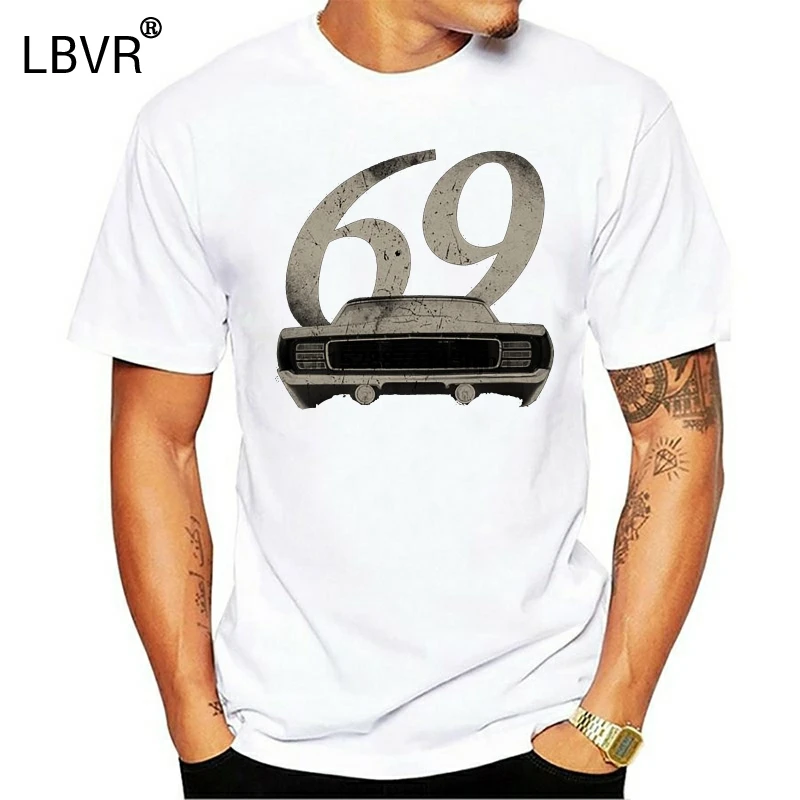 2019 Newest Men Funny Vintage 1969 Chevy Camaro - American Muscle Car 68 69 1968 SS 60s Retro Band Shirts | Мужская одежда