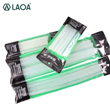 

LAOA 50pcs Translucent 7mm/11mm Hot Melt Glue Sticks For Glue Gun Craft Album Tools