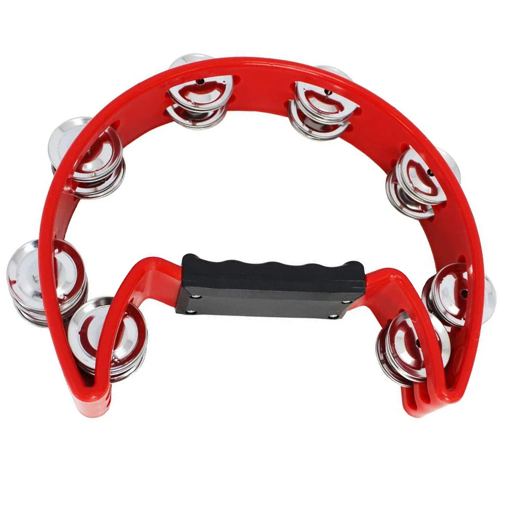 

Shaking Children Handbell Gift Tambourine Portable For Kids Rhythm Home Cartoon Educational Musical Instrument Parties Toy