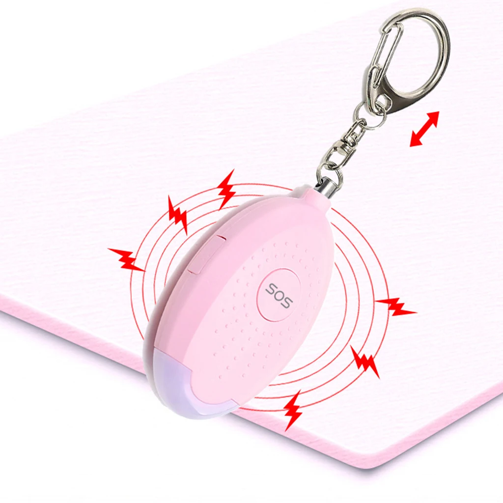 Safe Sound Personal Alarm Keychain 130db Security Emergency Siren LED Light