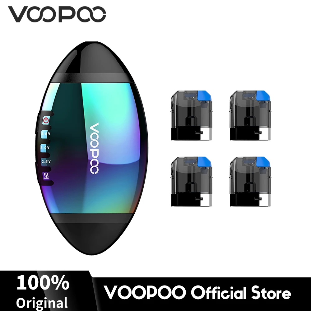 

VOOPOO VFL Pod Vape Kit All-in-one System 0.8ml Capacity Cartridge 650mAh Battery With 4Pcs VFL POD Plastic Cartridge Replacment