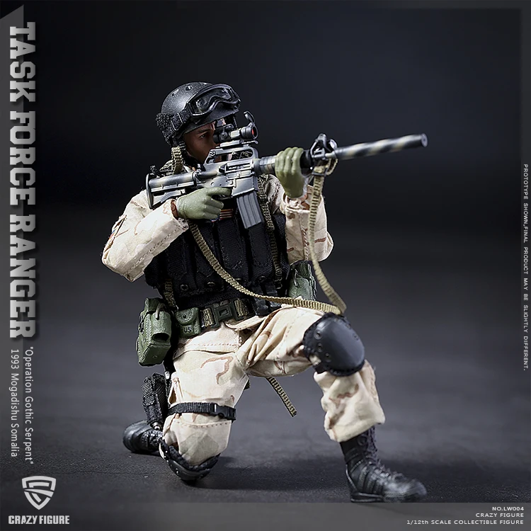 CrazyFigure LW004 US Delta Force Precision Sagittarius-Rangers Somalia 1/12 фигурка