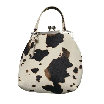 

Bag Women's Wild Cow Clip Handbag Small Fashion Purses Luxury PU Shoulder Bags For Ladies Fashion Designer Female Messenger Bag