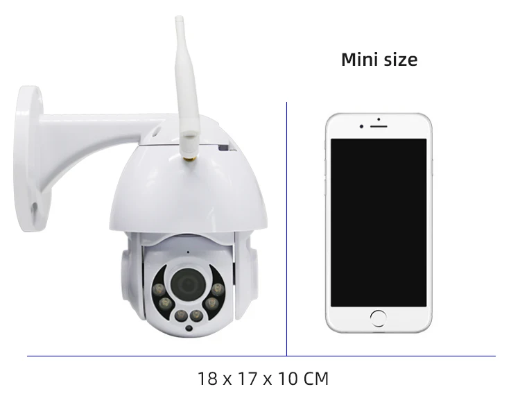 Ip-камера 1080 P, Wifi, камера безопасности, IP66, водонепроницаемая, двухсторонняя, аудио, P2P, ночное видение, камера наблюдения, детектор движения, камера