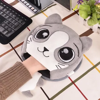 

Cute Cartoo Animals USB Heated Mouse Pad Hand Warmer Mouse Pads with Wrist Guar Gaming Mouse Pad Mouse Mat Waterproof Mousepad
