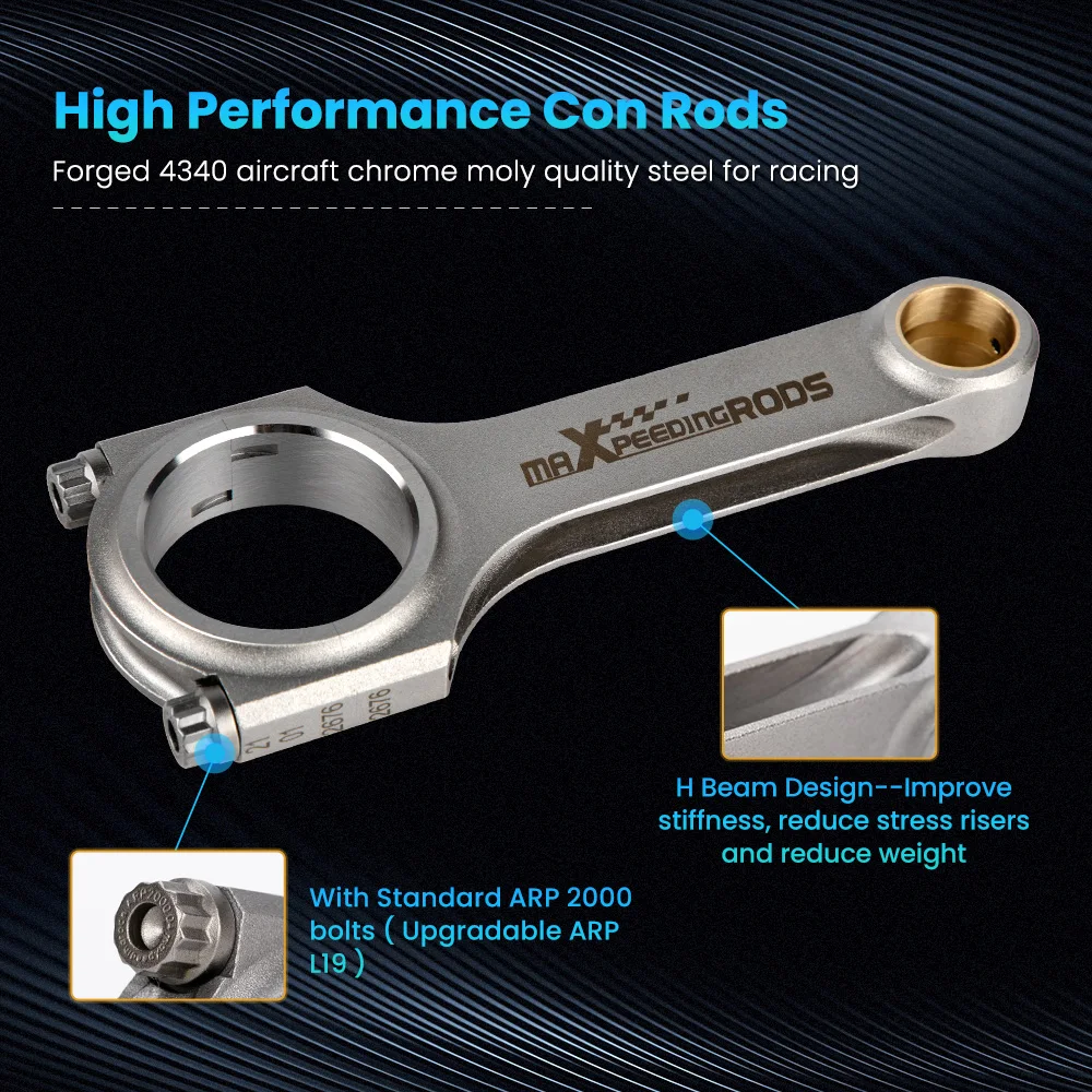 Satz Pleuellager Fiat 500 126 new connecting rod bearing set Satz Pleuellager Fiat 500 126 new connecting rod bearing set