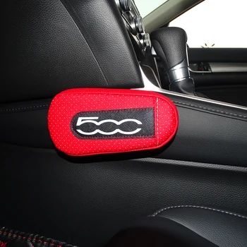 

Soft Leather Leg Cushion Knee Pad Armrest pad Interior For Fiat 500 Punto Abarth 124 Stilo Ducato Palio Car Styling