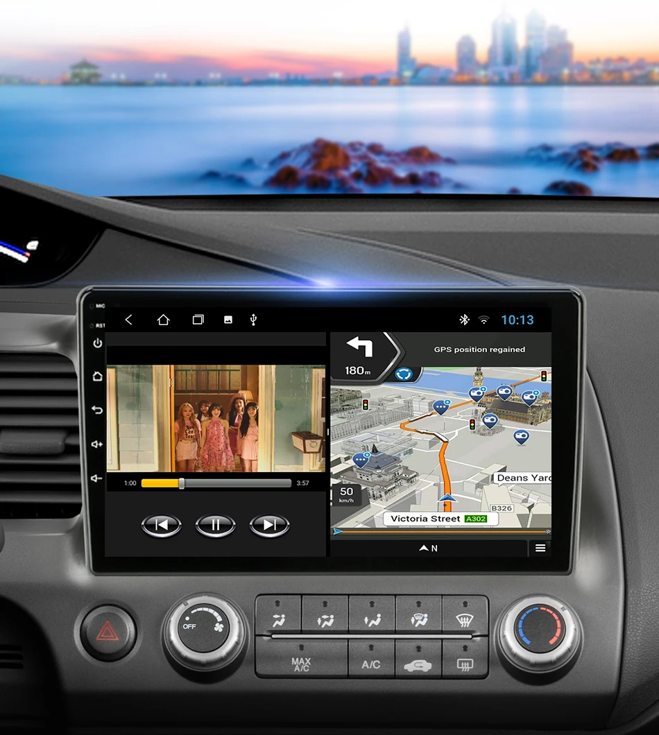 Android100 автомобильный радиоприемник мультимедийный видеоплеер