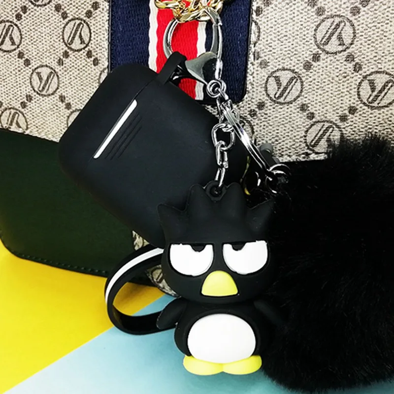 Cute Cartoon Silicone Shockproof Headset Case For AirPods Wireless Bluetooth Earphone Cases With Kawaii Pendant