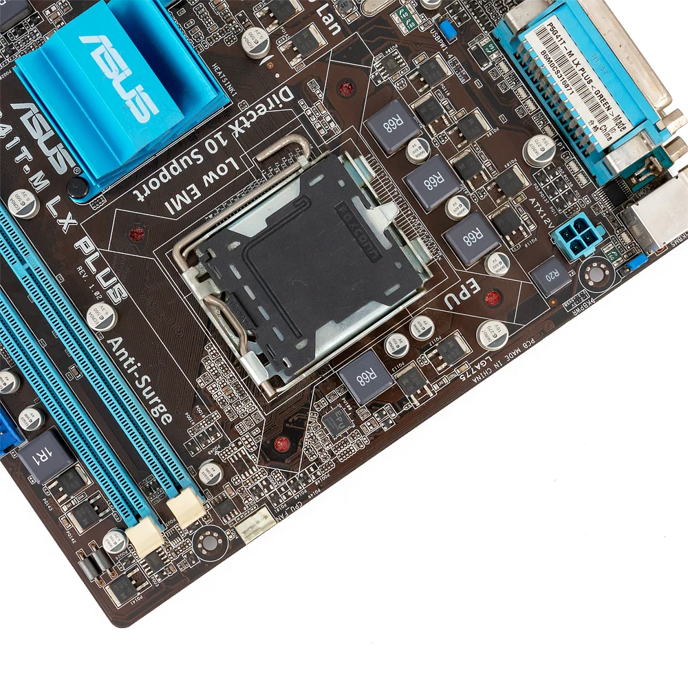 Skup Asus P5G41T M LX PLUS pulpitu płyta główna G41 gniazdo LGA 775 dla Core 2 Duo DDR3 8G SATA2 VGA uATX oryginalne używane płyty głównej płyta główna