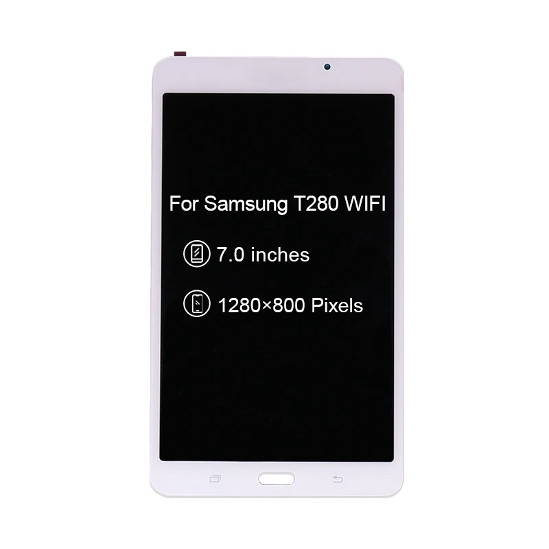 10 шт. для samsung для Galaxy Tab A SM-T280 SM-T285 T285 T280 ЖК-дисплей с сенсорным экраном дигитайзер панель T280 wifi версия lcd Scre