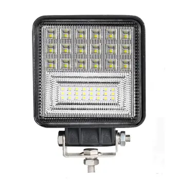 

Car led square 126w work light auxiliary truck off-road motorcycle maintenance spotlight bright durable lights