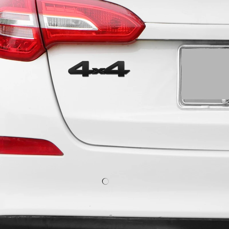 Металл+ алюминий 3D 4x4 смещение автомобильные наклейки логотип эмблема значок Грузовик Авто Мотор Автомобиль Стайлинг наклейка черный, серебристый