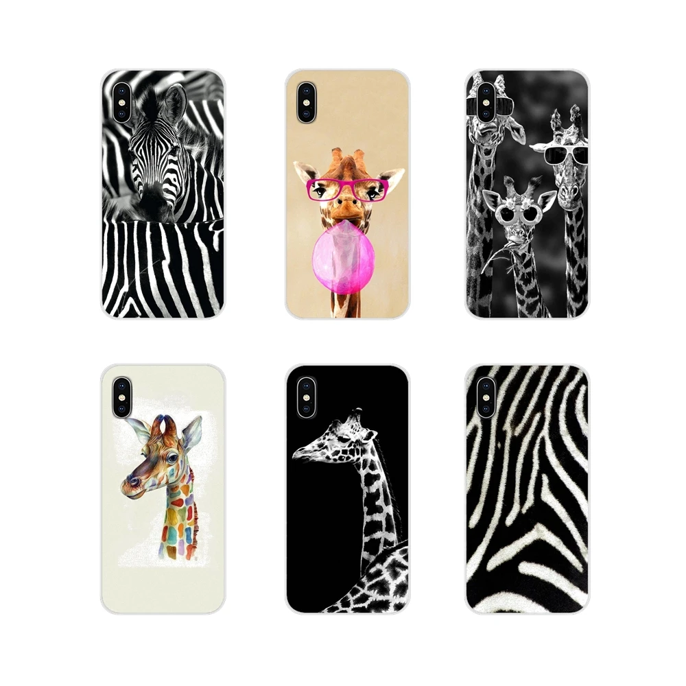 Животное зеброй и жирафом Аксессуары для телефона Чехлы Samsung Galaxy J1 J2 J3 J4 J5 J6 J7 J8