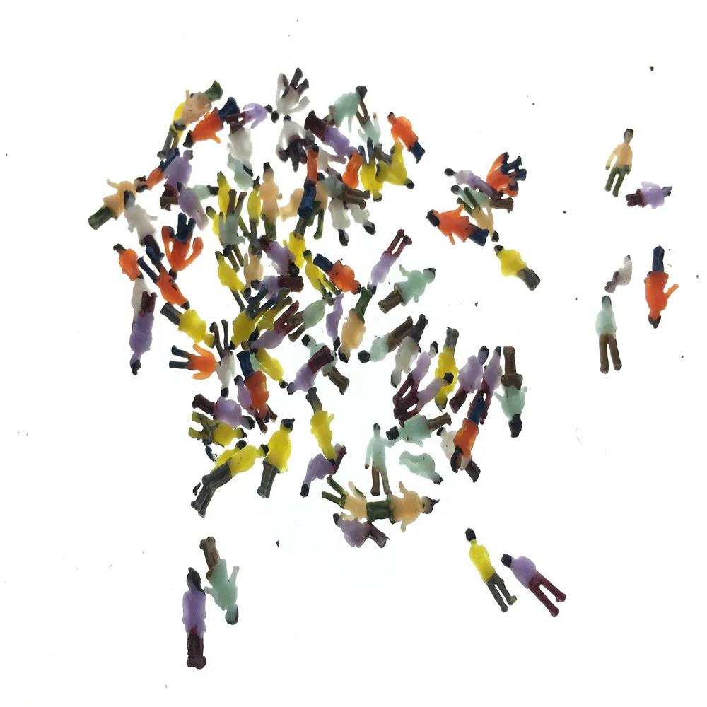 100pcs 1/150 Scale Building Model People Figures Painted Toys For Diorama Miniature Architecture Model Making 200pcs Mannequin - Image 4